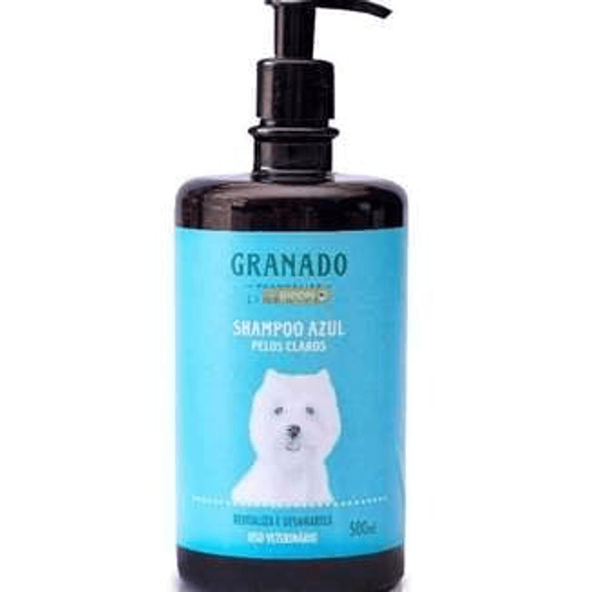 Granado - Shampoo PET Azul para Pelos Claros 500ml