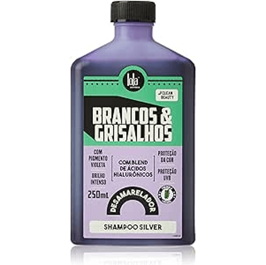 Brancos e Grisalhos Shampoo Silver 250ml , Lola Cosmetics