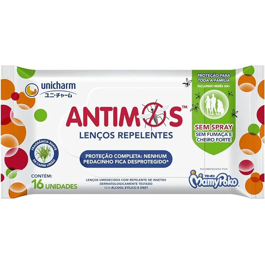 MamyPoko Lenços Repelentes Antimos 16 Unidades