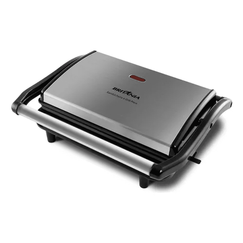 Sanduicheira Elétrica Britânia Press Press - Bgr27i Cor Preto/inox 110v