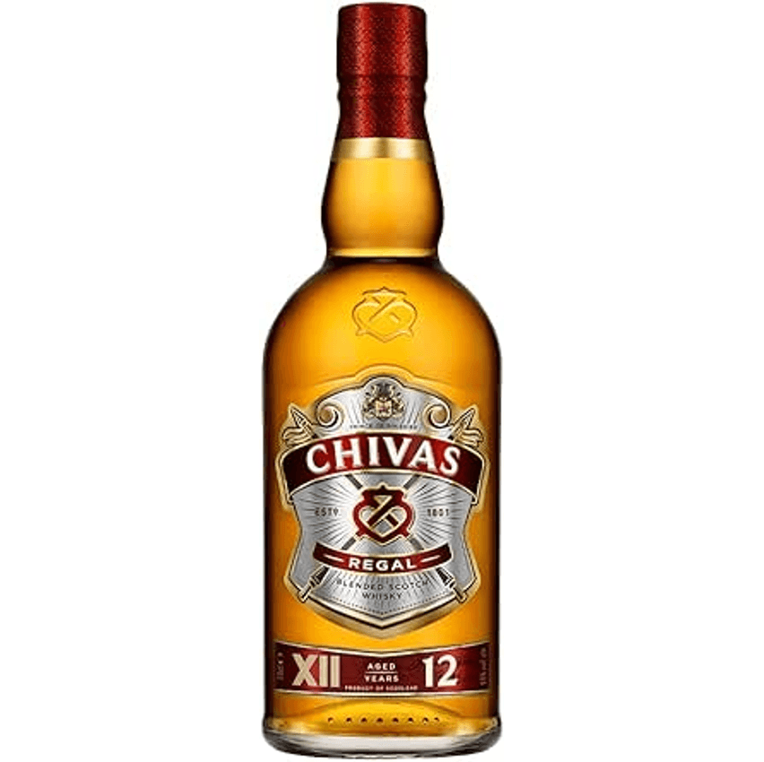 Whisky Chivas Regal 12 anos Blended Escocês - 750 ml