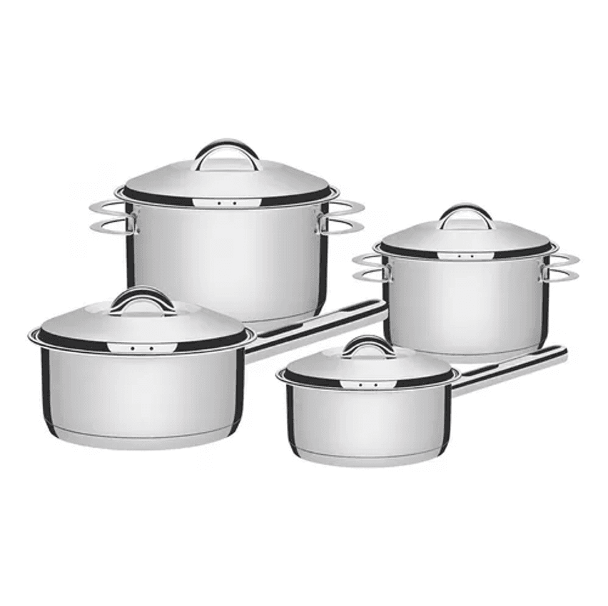 Jogo De Panelas 4pçs Solar Aço Inox Tramontina