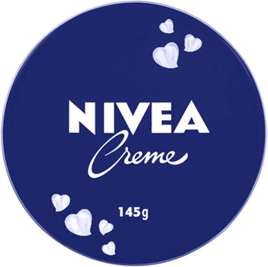 Nivea Creme Lata - Hidratação Profunda Para As Áreas Mais Ressecadas Como Cotovelo, Calcanhar, Joelho, Mãos E Pés, Também Protege Do Frio E Cuida Da Pele Tatuada - 145g