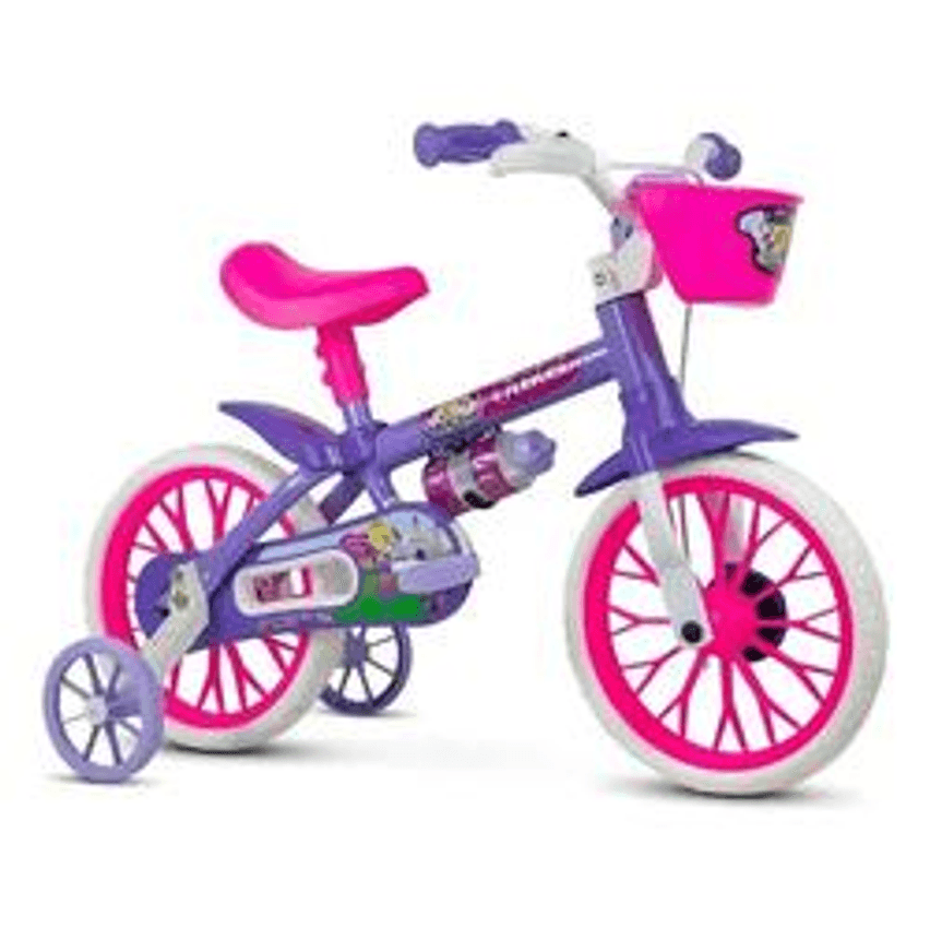 Bicicleta Infantil Aro 12 Violet Nathor Cor Lilás