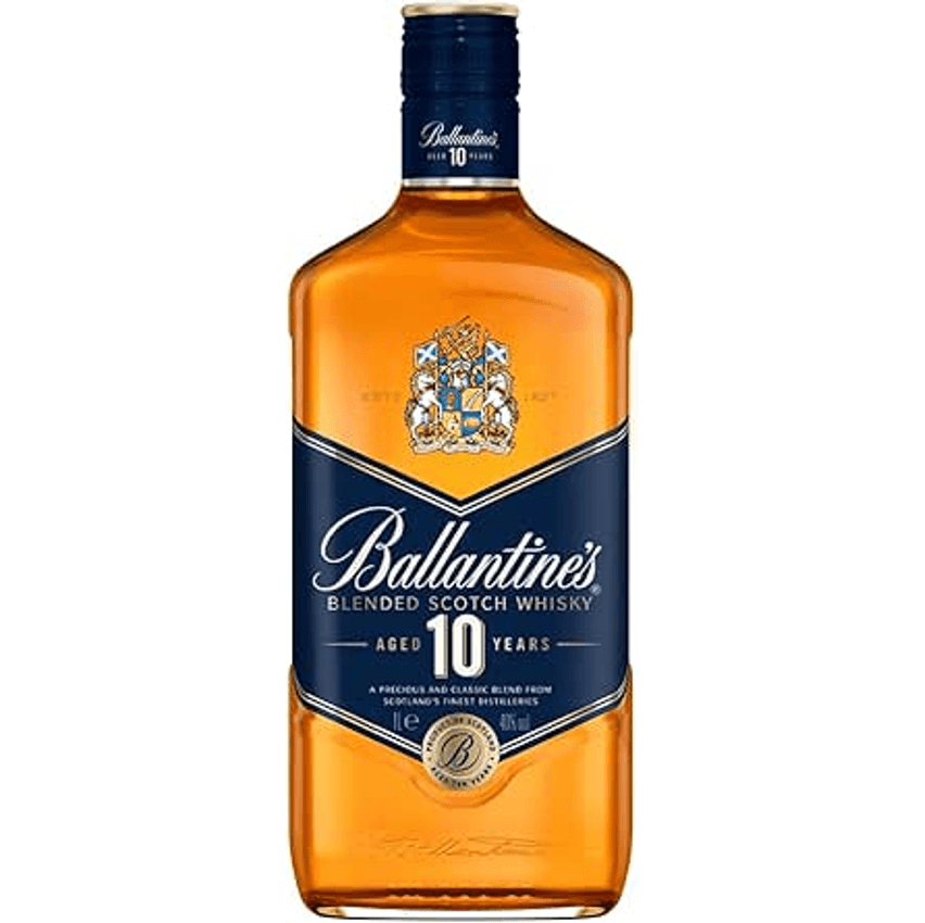 Whisky Escocês Blended 10 Anos Ballantine's Garrafa 1l