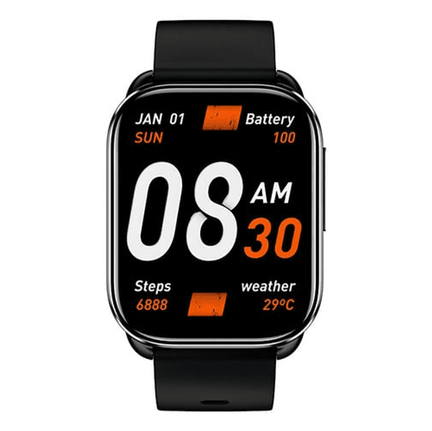 Relógio Smartwatch Qcy Watch Gs S6 Bluetooth Ipx8 Cor Preto