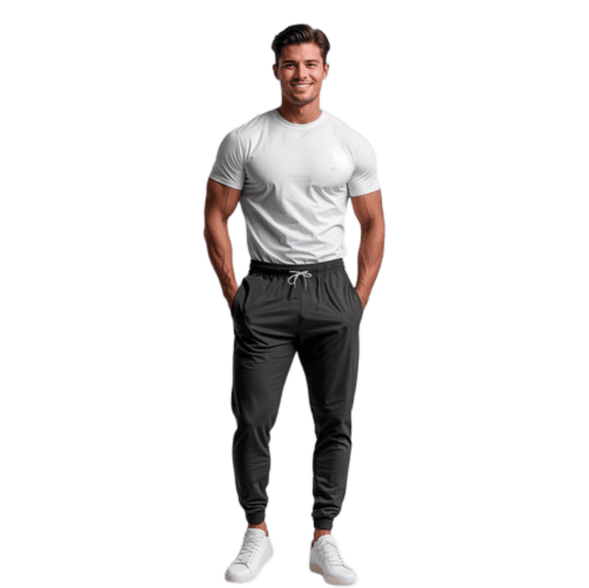 Calça Tactel Jogger C/ Elastano Masculino Academia Treino