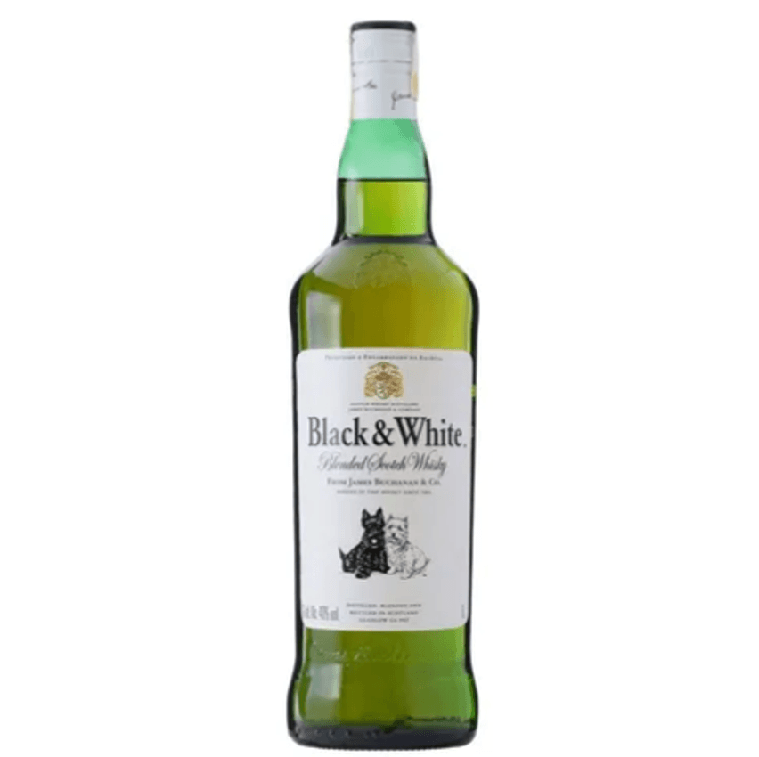Whisky Black and White 1L