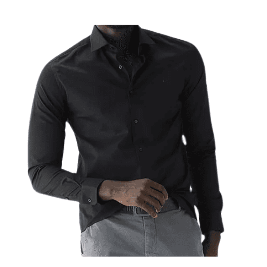 Camisa Aramis Cosmo Stretch Algodão Poliamida Preta