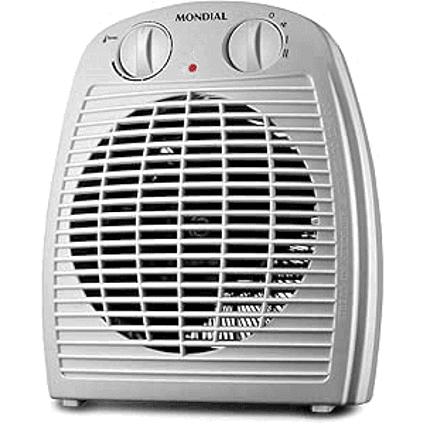 Aquecedor de Ar Mondial, 110V, Cinza, 1500W - A-08