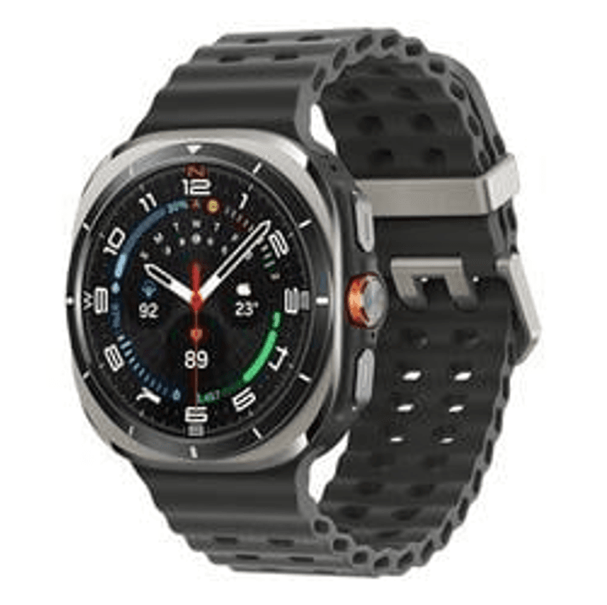 Samsung Galaxy Ultra Smartwatch Titânio Resistente A Água Caixa Preto Pulseira Preto