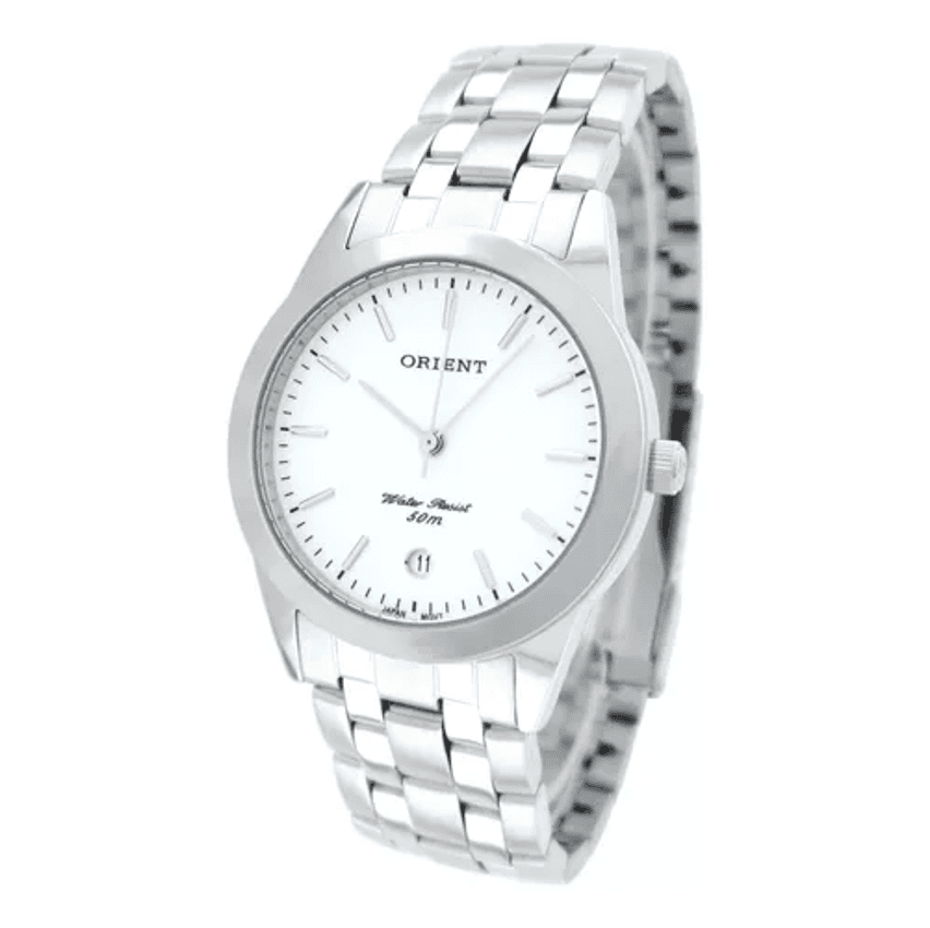 Relógio Orient Masculino e Feminino Mbss1004 B1sx Aço Pequeno Analógico