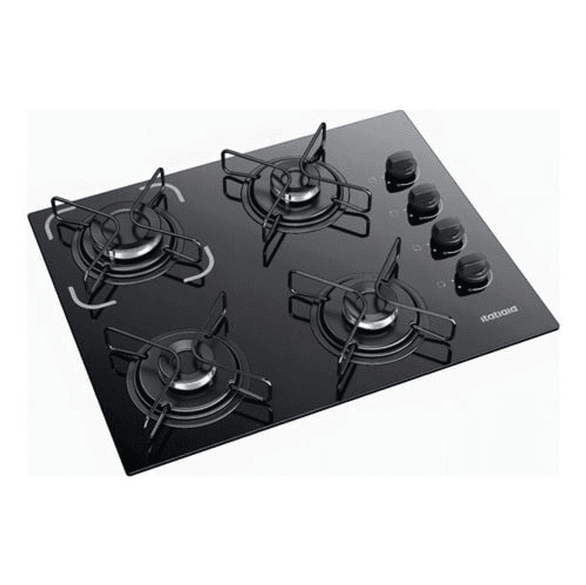 Cooktop Itatiaia Essencial 4 Bocas Preto 127V/220V