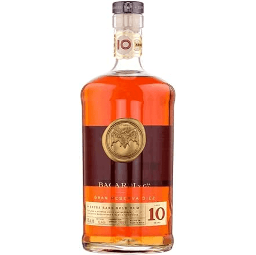 Rum Bacardi 10 anos 750ml Bacardi Sabor 750 ml