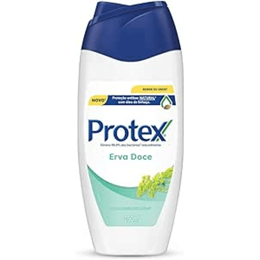 Sabonete Líquido Antibacteriano para Corpo Protex Erva Doce 250ml