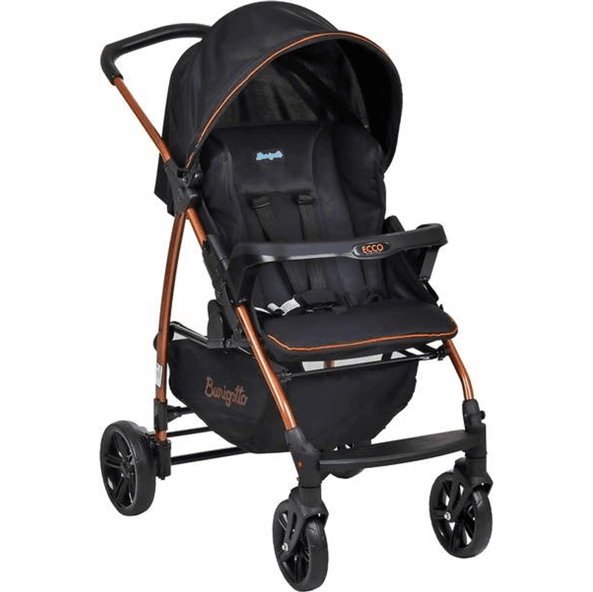 Carrinho De Bebê Ecco Até 15 Kg Preto Burigotto