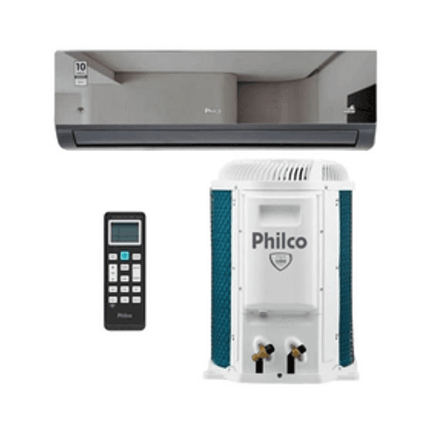 Ar Condicionado Split Inverter Hi Wall Philco Espelhado 12000 Btus Quente/frio Pac12000iqfm15e - 220v