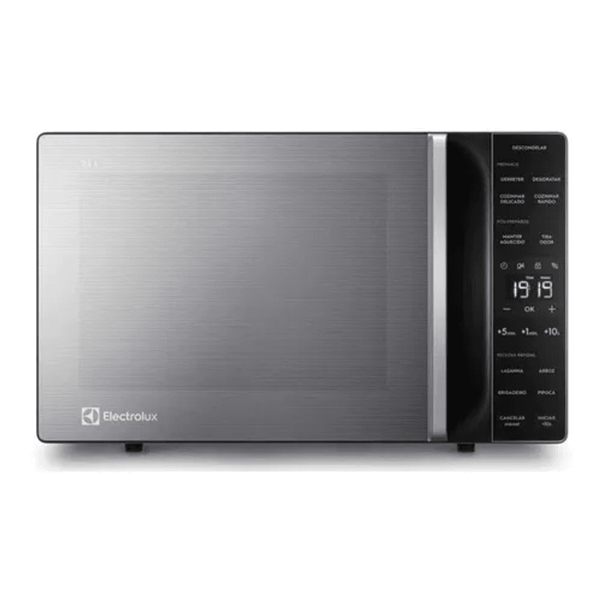 Micro-ondas ME23S 23L Efficient Com Descongelamento Assistido Cor Inox Electrolux 220V