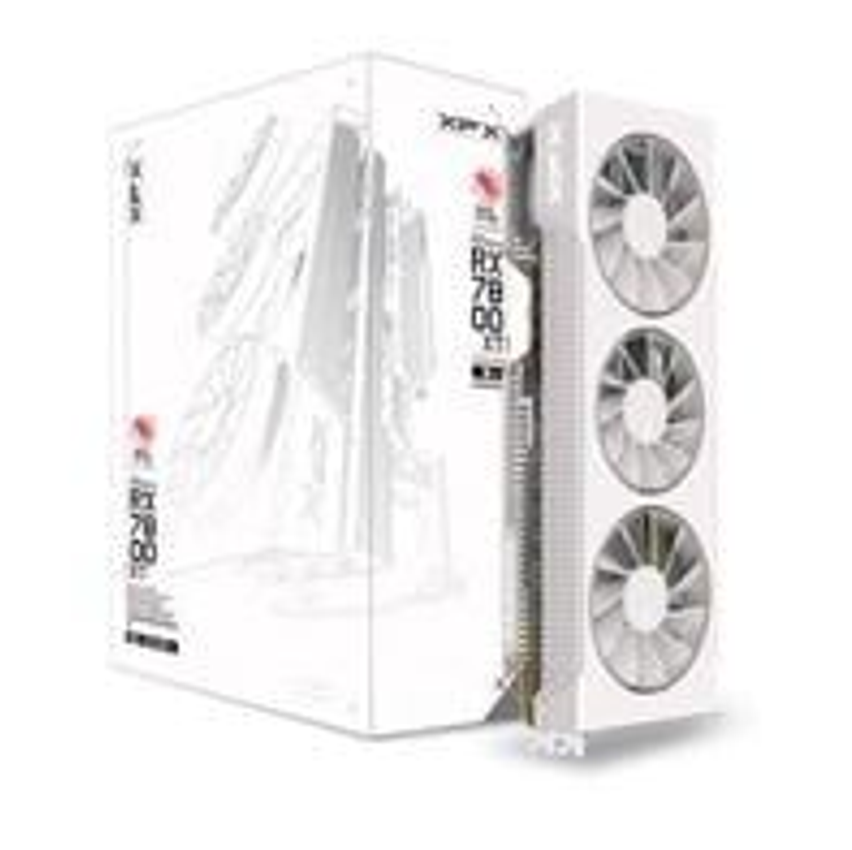 Placa de Vídeo RX 7800 XT Magnetic Air Gaming Graphics Card with XFX Qicksilver White AMD Radeon, 16GB GDDR6, Freesync - RX-78TMAIRW9