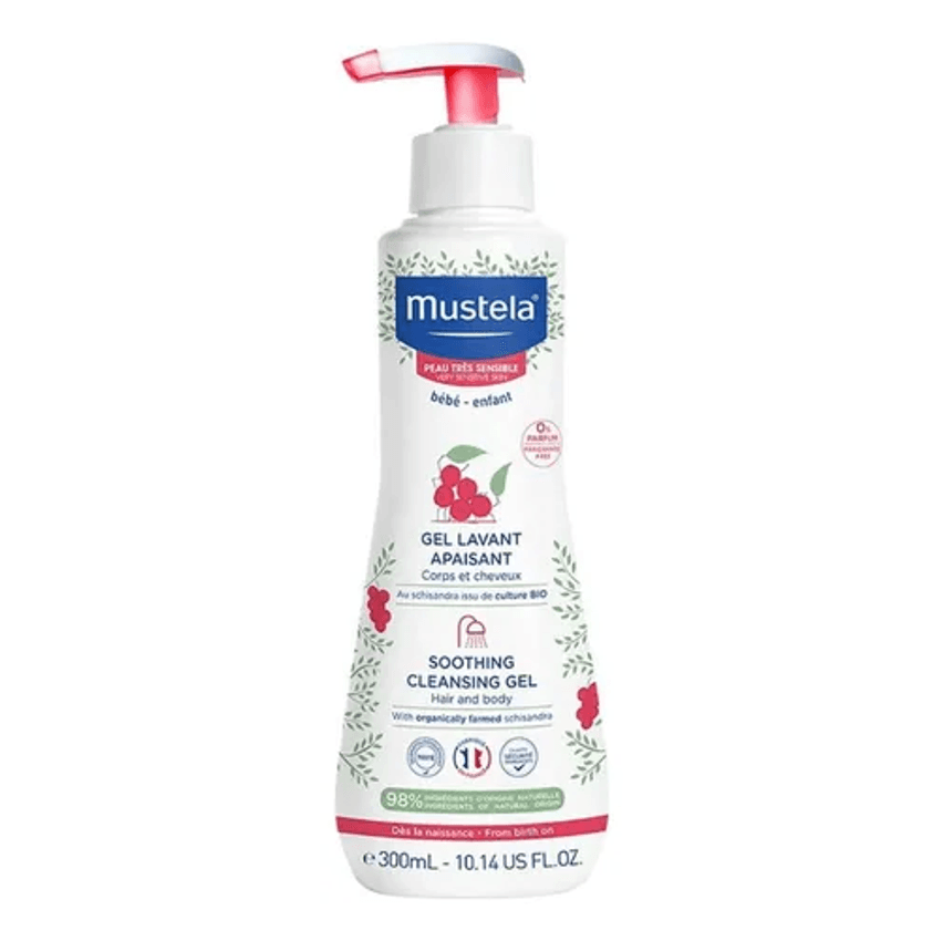 Mustela Gel Lavante Calmante para Pele Muito Sensível 300mL