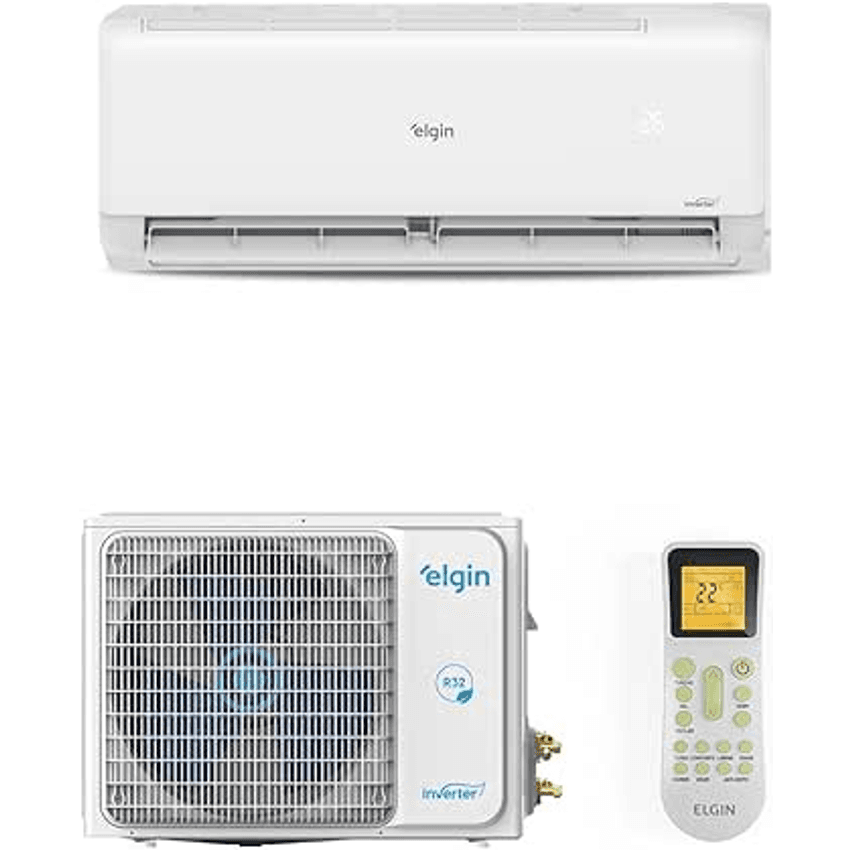 Ar Condicionado Split Hi Wall Eco Ii Inverter Connect Elgin 9.000 Btus Frio 220v R-32