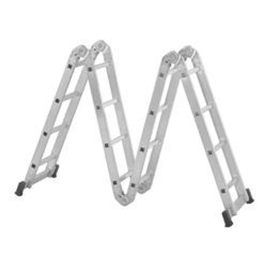 Escada Articulada 16 Degraus 4x4 Aluminio Reisam