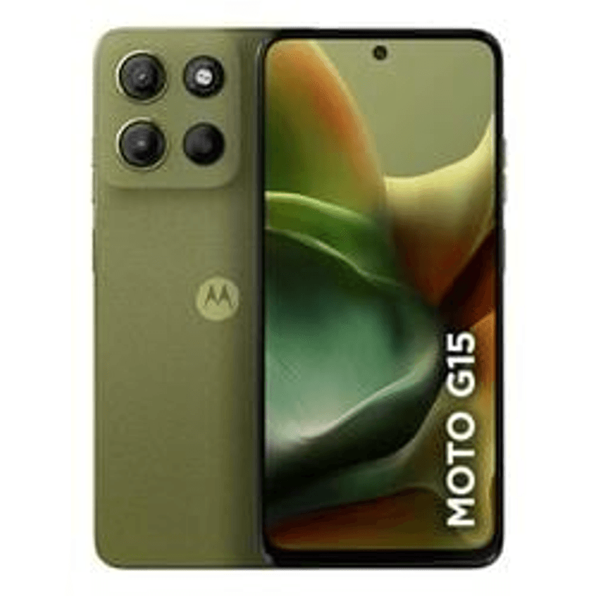 Smartphone Motorola Moto G15 - 256gb 12gb(4GB RAM +8GB RAM Boost) E Camera 50mp Com Ai E Night Vision Bateria De 5200 Mah Tela Fhd+ 6.7 Com Superbrilho Nfc - Verde