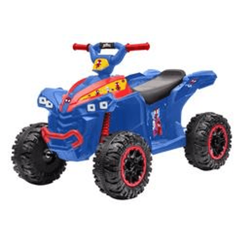 Mini Quadriciclo Elétrico Infantil Spidey Disney Marvel Cor Azul Voltagem Do Carregador 110v/220v