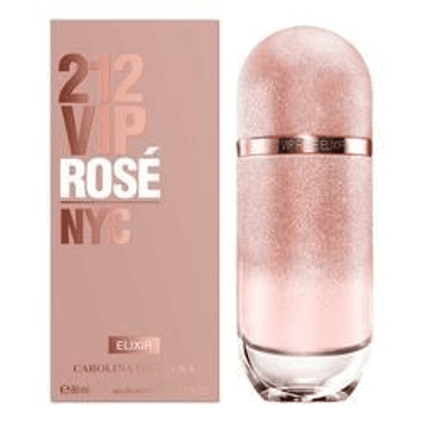 Carolina Herrera 212 Vip Rosé Elixir Edp 80ml Para Feminino