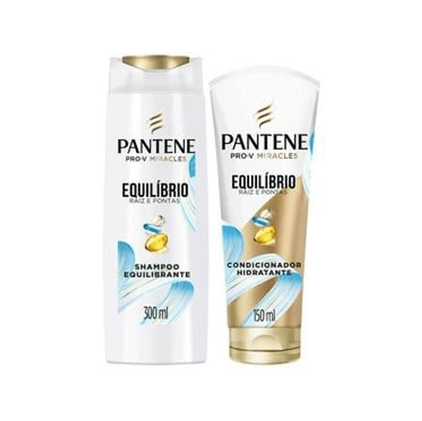 Kit Pantene Pro-V Equilíbrio Shampoo Equilibrante - 300ml + Condicionador Hidratante 150ml