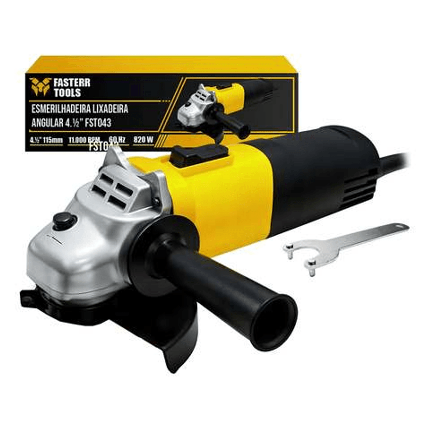 Esmerilhadeira Lixadeira Angular 820w 11000 Rpm Fasterr 127v