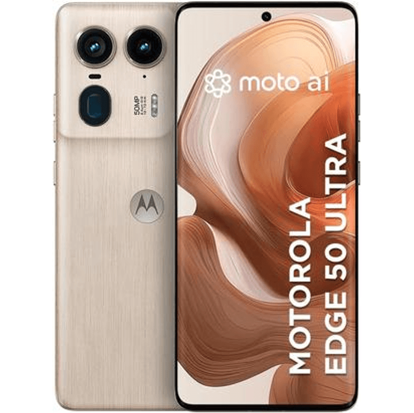 Smartphone Motorola Edge 50 Ultra 5G - 512GB 24GB (12GB RAM+12GB Ram Boost) 50MP Ultra-Pixel AI Camera IP68 NFC - Wood