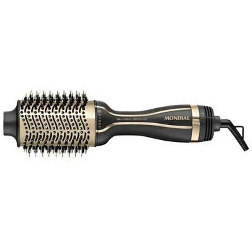 Escova Secadora Mondial Black Gold Argan ES-15 1200W Preta - Bivolt