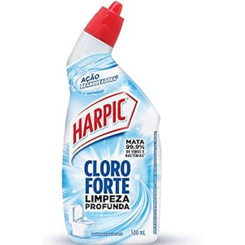 Harpic Cloro Forte - Desinfetante Líquido, 500ml