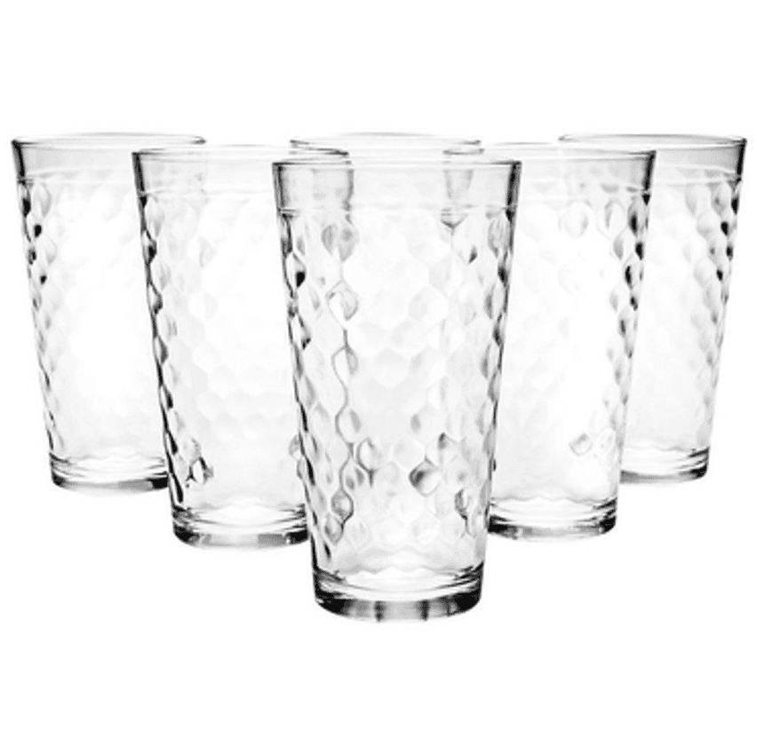 Jogo de Copos de Vidro 350ml 6 Peças Nadir - SM Marrocos