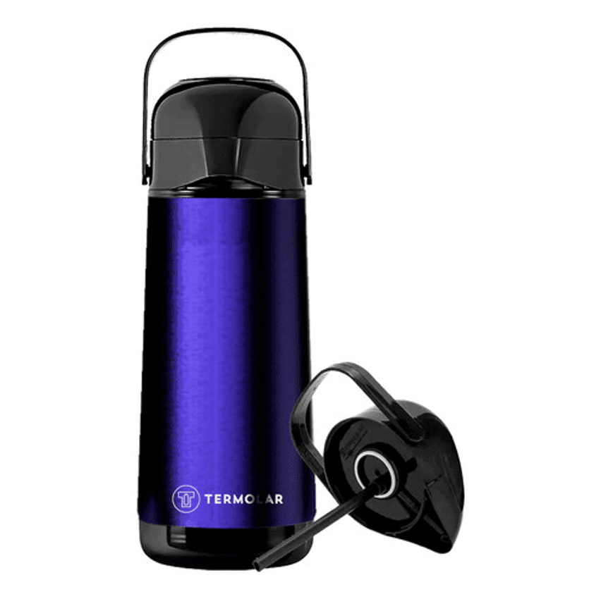 Garrafa Termica Café Bomba Pressão 1l Inox Lumina Termolar
