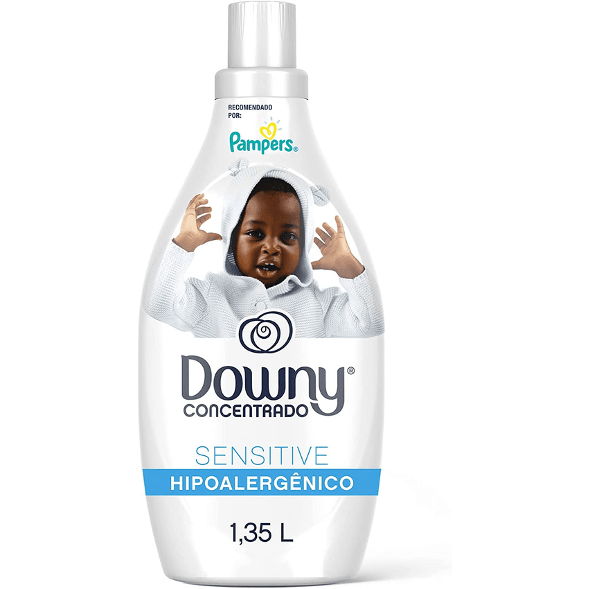 Amaciante Concentrado Downy Sensitive Hipoalergênico para Roupa de Bebê 1,35L