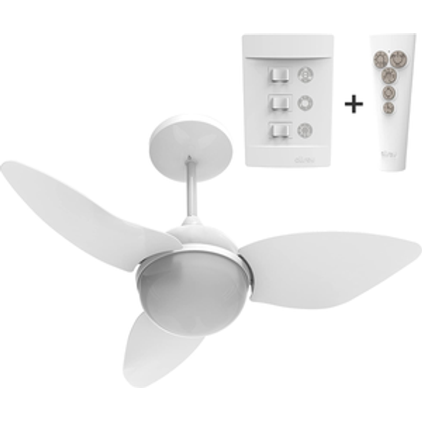 Ventilador de Teto Smart Plus 220V, Aliseu, Aliseu Smart 28528, Branco