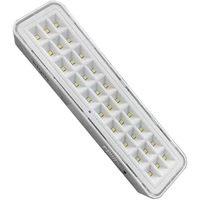 Luminária De Emergência 30 Leds 2w Elgin Bivolt Bateria Até 6 Horas Luz Branca Fria