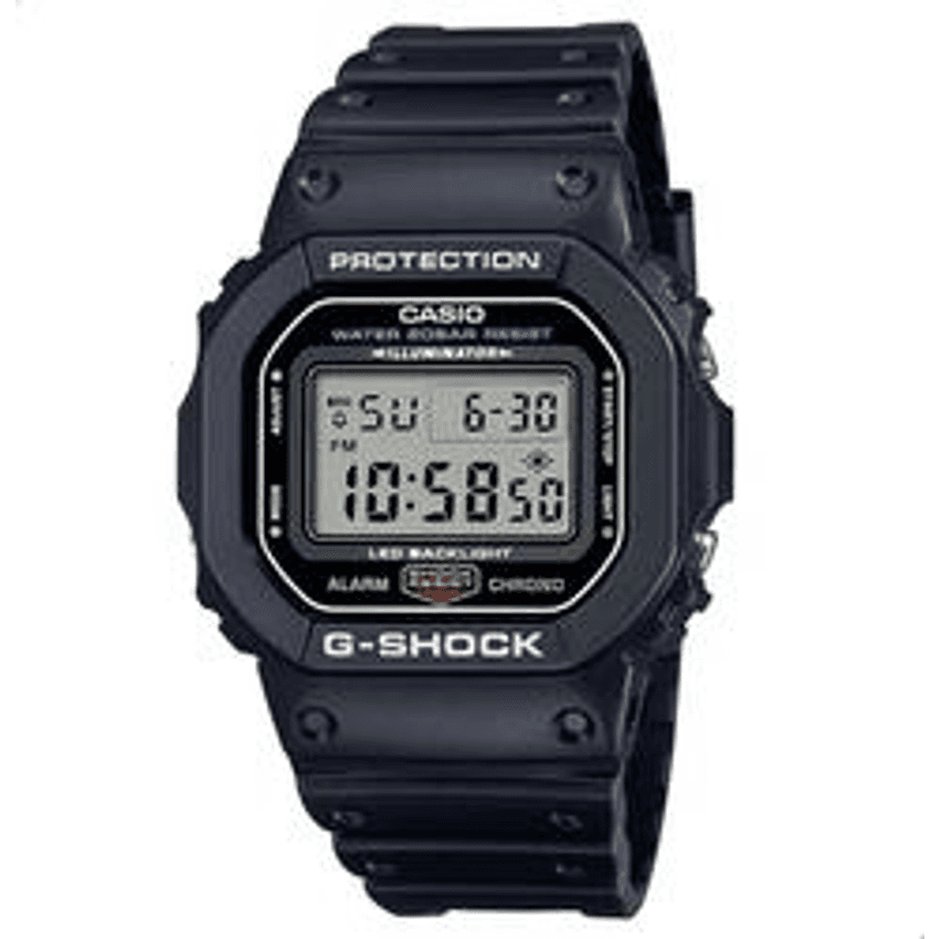 Relógio Masculino Casio G-shock Dw-5600ue Fundo Positivo Digital Prova D´agua 200 Metros Cor Preto