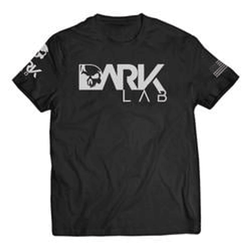 Camiseta Dry-fit  Preta Caveira Unisex Dark Lab