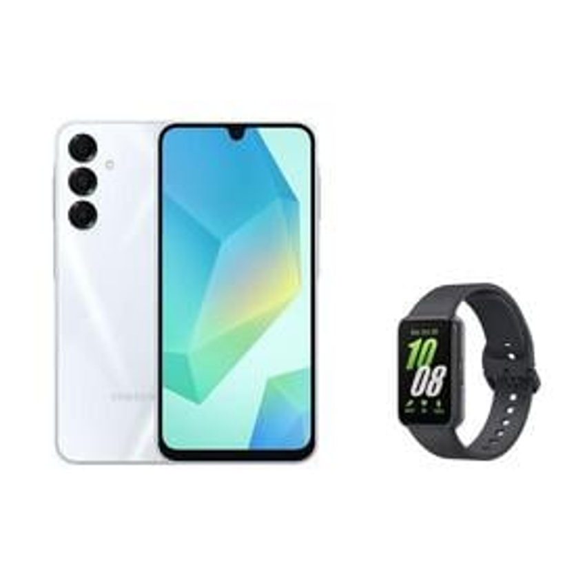 Smartphone Samsung A16 5G 256GB - Cinza + Galaxy Fit3 - Grafite