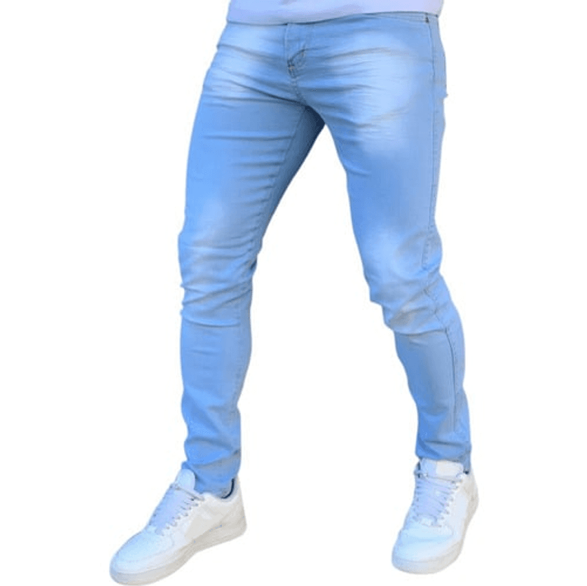 Calça Jeans Skinny Masculina Com Lycra Estica Muito Env24h