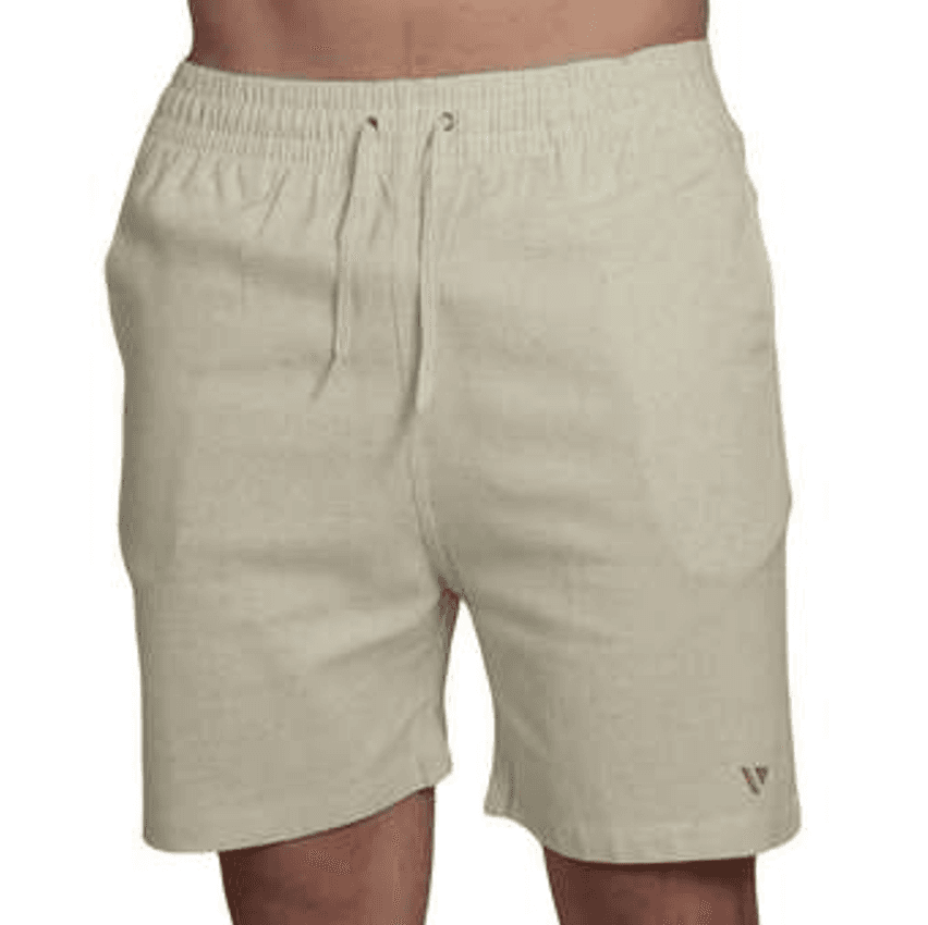 Short Bermuda Praia Linho Mauricinho Masculino Verão Voker