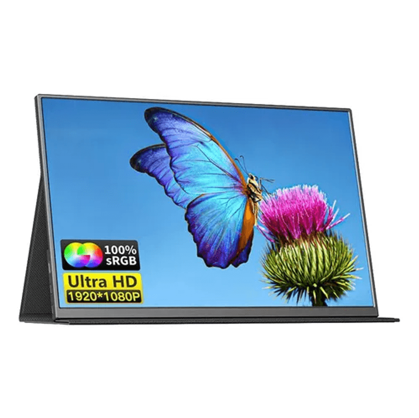 Monitor Gamer Portátil Ultra Sllin Viagens Trabalho Tipe-c Hdmi Cor Preto 110v/220v Tomate MTM-1506