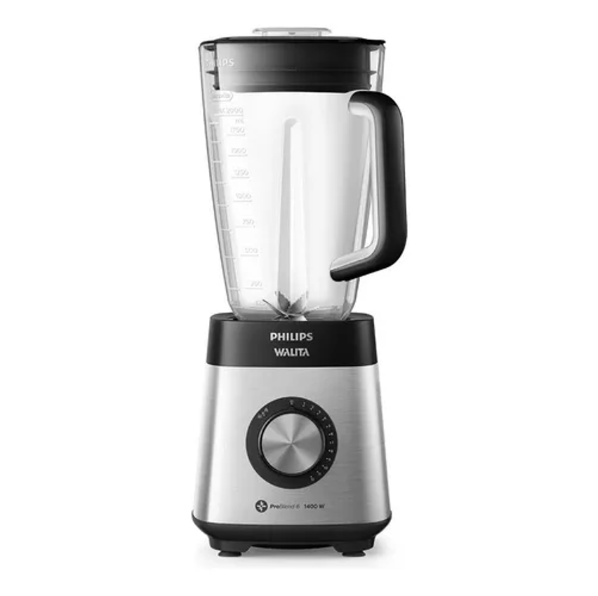 Liquidificador RI2244 Série 5000 Com Jarra Inquebrável Inox 1400W Capacidade Útil 2L Philips Walita 110V