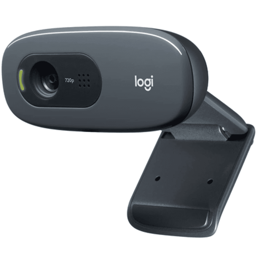 Webcam Hd Com Microfone Embutido C270 Logitech Cor Preto