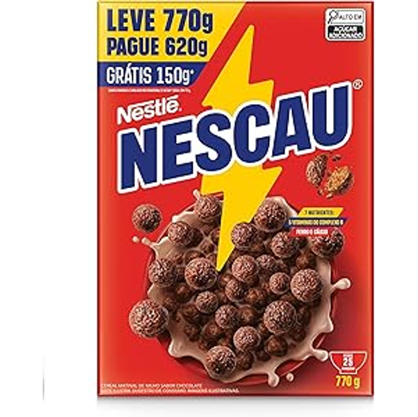 Nescau Cereal Matinal Tradicional Leve 770G Embalagem Econômica