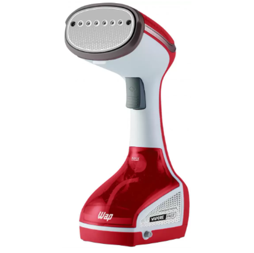 Vaporizador Portátil WAP Wapore Fast 1250 para Desamassar e Higienizar Tecidos 1250W - Branco/Vermelho/Cinza - 110V