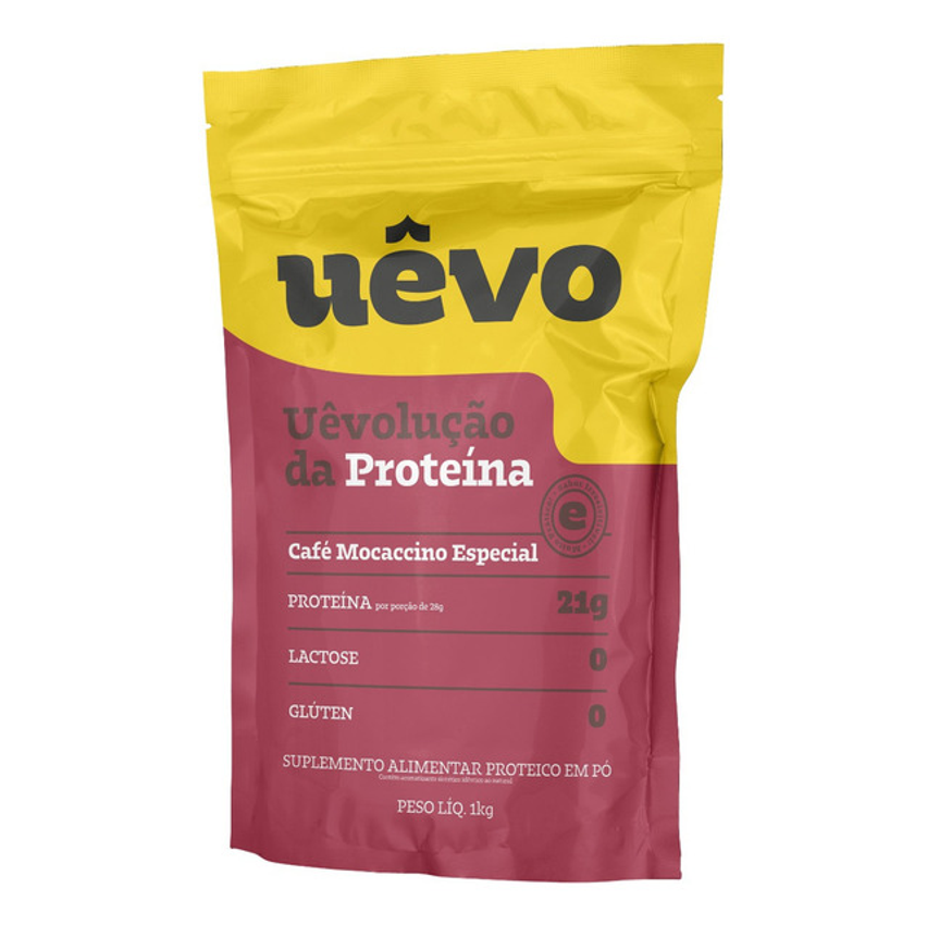 Naturovos Premium Albumina Prote��na Clara Do Ovo Sachê 1kg Sabor Café Mocaccino